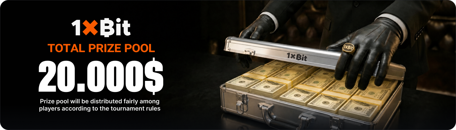 1xBit total prize pool: 20,000 dollars