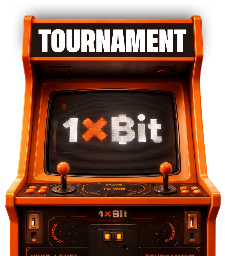 Orange tournament arcade machine